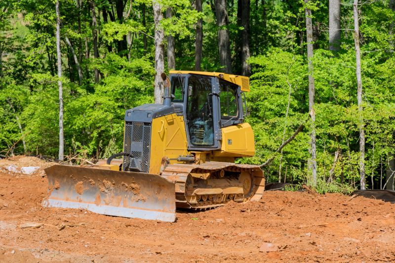 Land Grading with Bulldozers