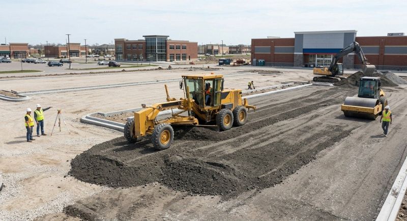 Parking Lot Excavation in Canton, GA