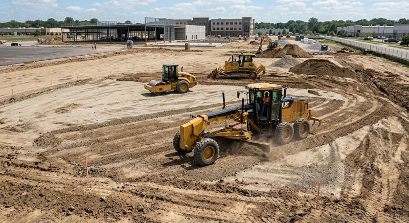 Parking Lot Excavation in Pearland, TX