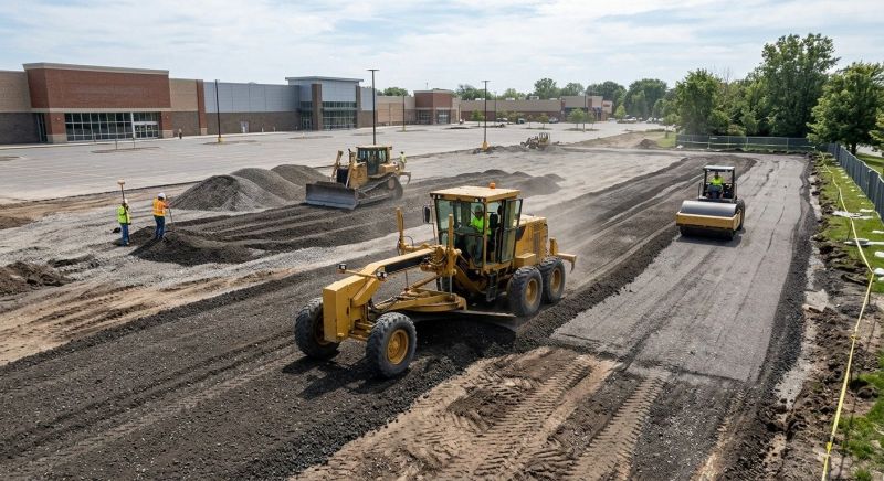 Parking Lot Gravel Repair in Ellijay, GA