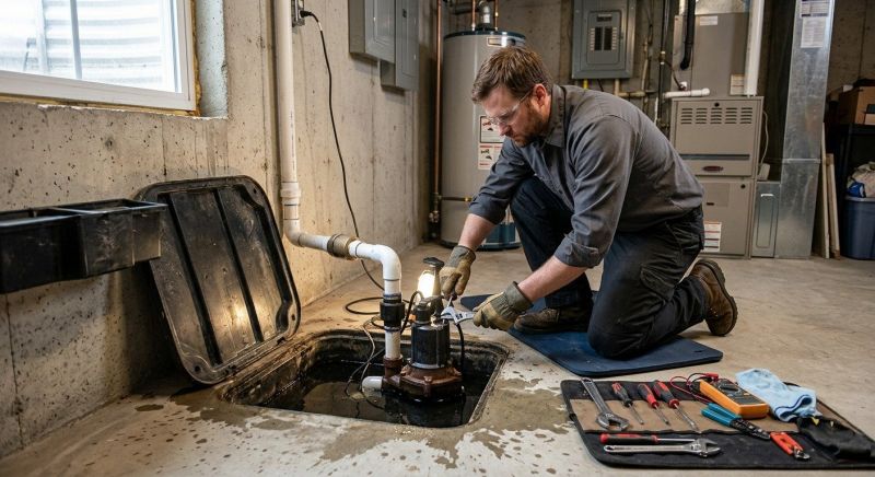 Sump Pump Plumbing in Des Moines, IA